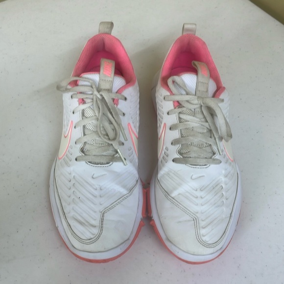 Women’s Nike Explorer 2 Golf Shoes Size 8.5 Pink And White Lace Up - Picture 8 of 13